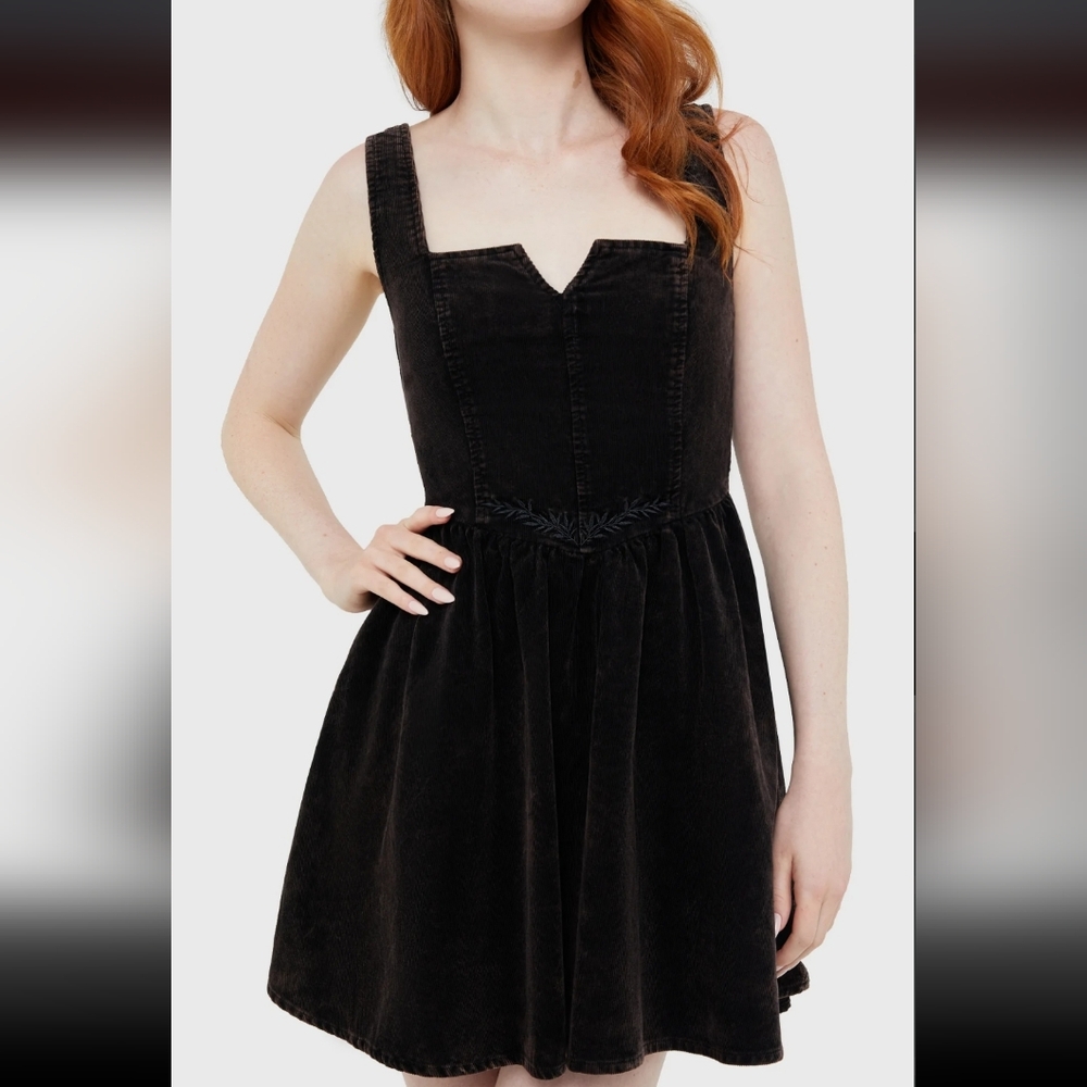 Killstar Black Velvet Mini Dress - Picture 5 of 7